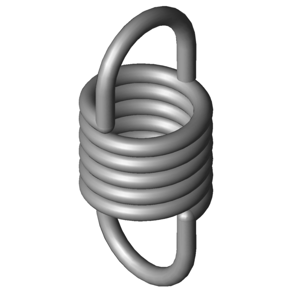 CAD image Extension Springs RZ-024FX