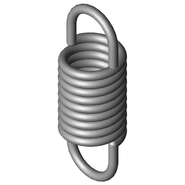 CAD image Extension Springs RZ-024GI