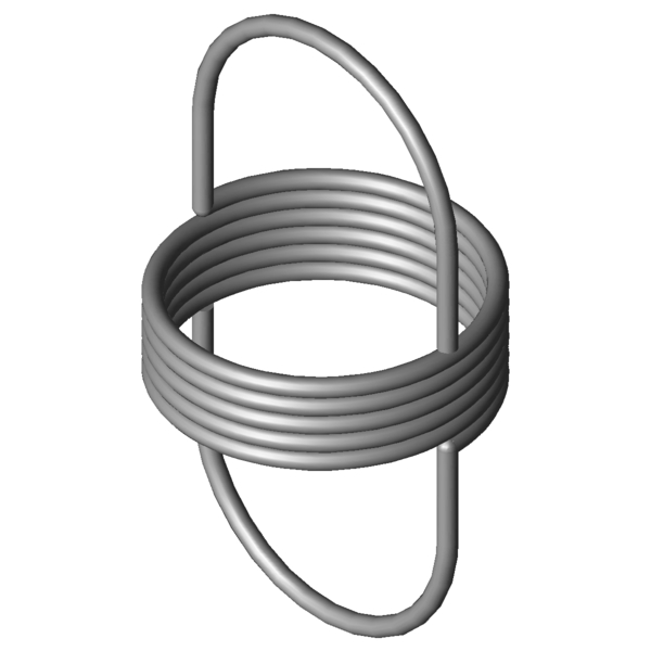 CAD image Extension Springs RZ-024MI