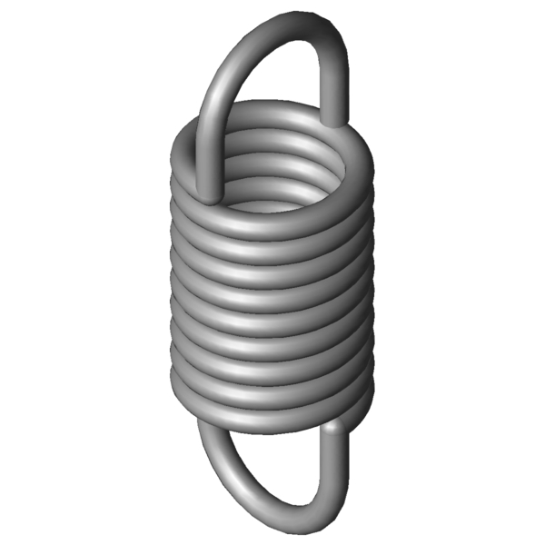 CAD image Extension Springs RZ-024ZX