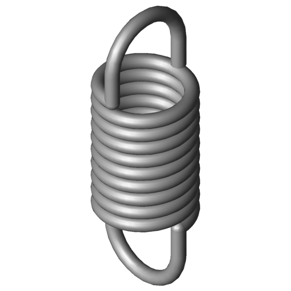 Imagem CAD Molas de tracção RZ-024ZX