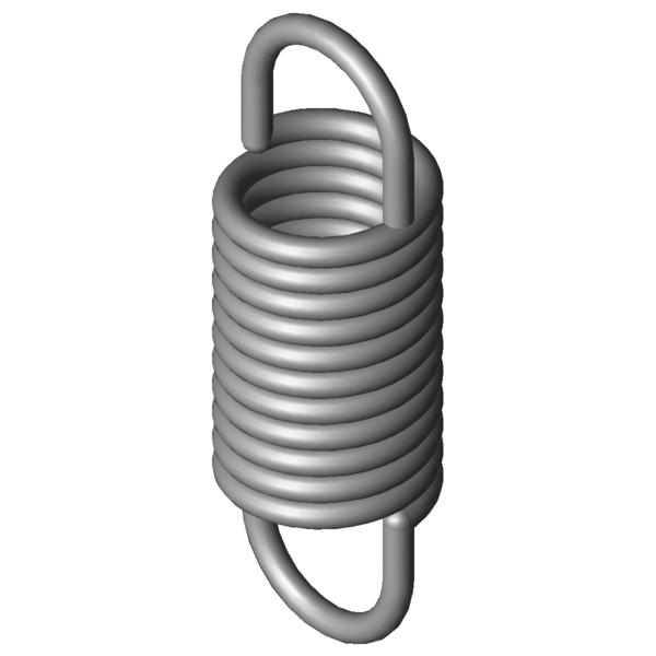 CAD image Extension Springs RZ-034I