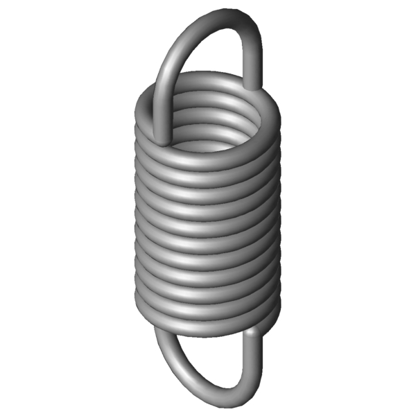 Imagen CAD Muelles de extensión RZ-034X