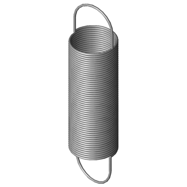 Imagem CAD Molas de tracção RZ-036A-01I