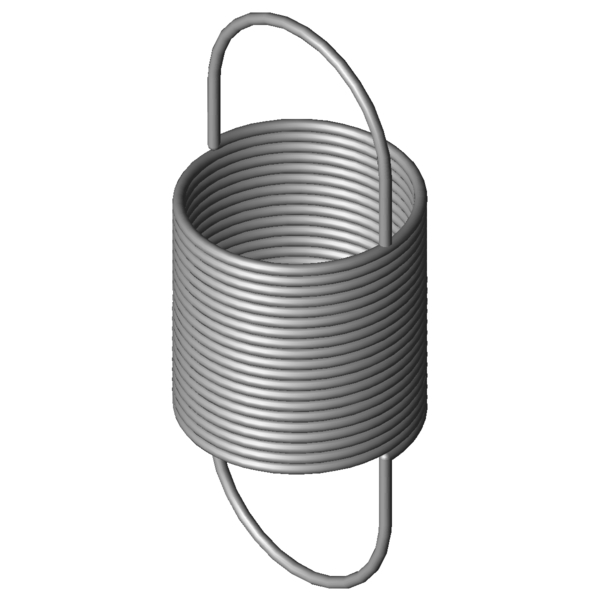 Imagem CAD Molas de tracção RZ-036ABI