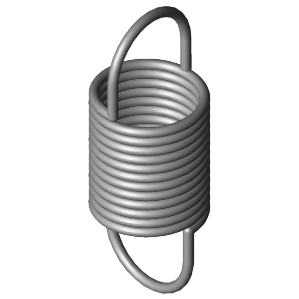 Imagem CAD Molas de tracção RZ-040AX