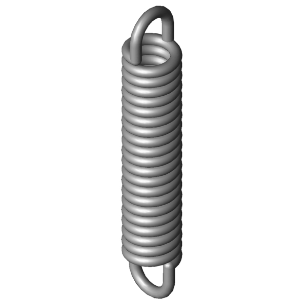 CAD image Extension Springs RZ-051E-02X