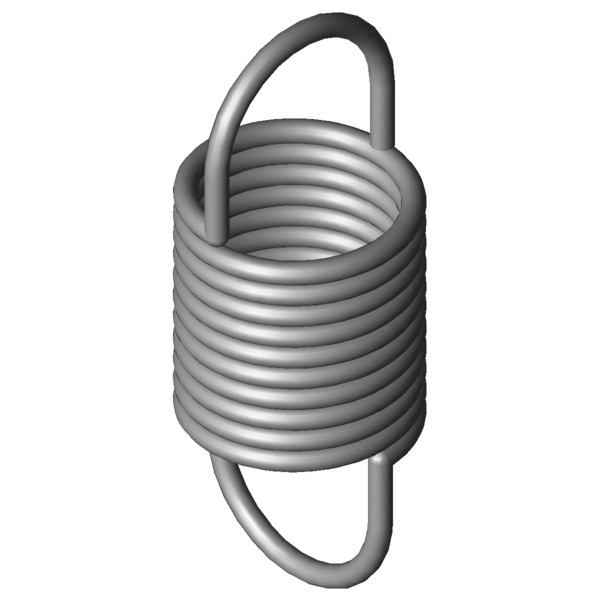 Imagem CAD Molas de tracção RZ-057EAX