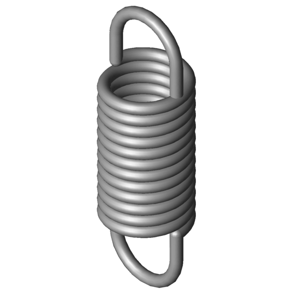 CAD image Extension Springs RZ-076I