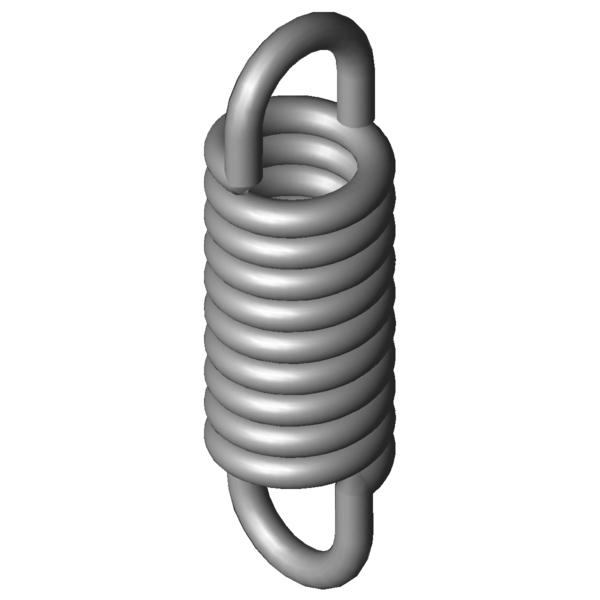 Imagem CAD Molas de tracção RZ-081QX