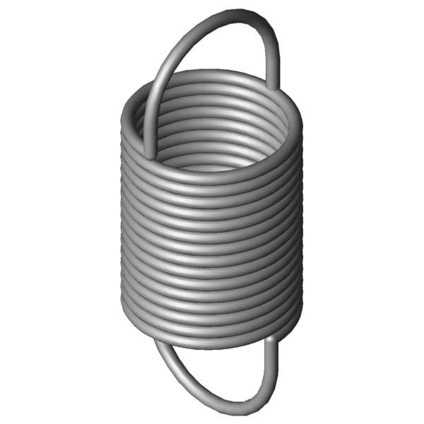 Imagem CAD Molas de tracção RZ-100E-11X