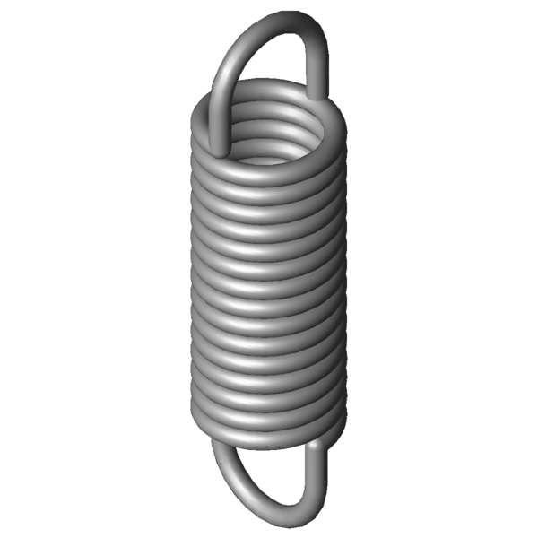 Imagen CAD Muelles de extensión RZ-100MX