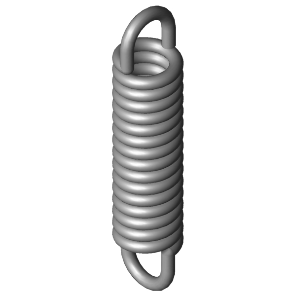 Imagem CAD Molas de tracção RZ-100RX