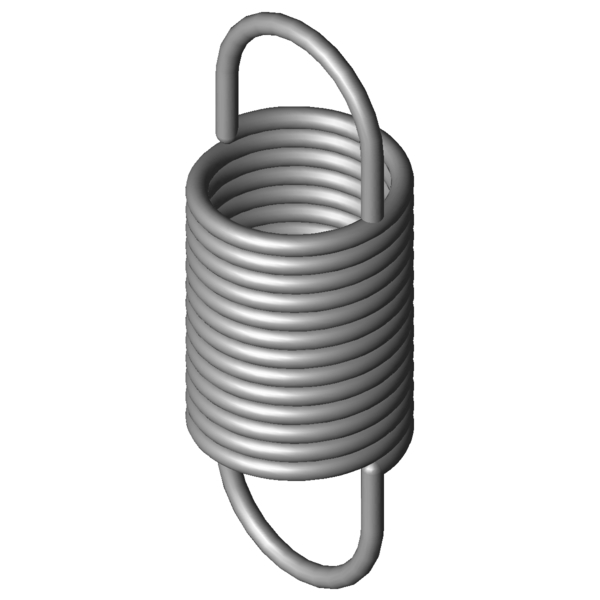 Imagem CAD Molas de tracção RZ-115V-20I