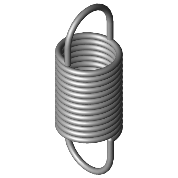 Imagem CAD Molas de tracção RZ-115V-20X