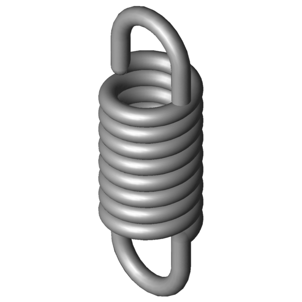 Imagem CAD Molas de tracção RZ-115W-19I