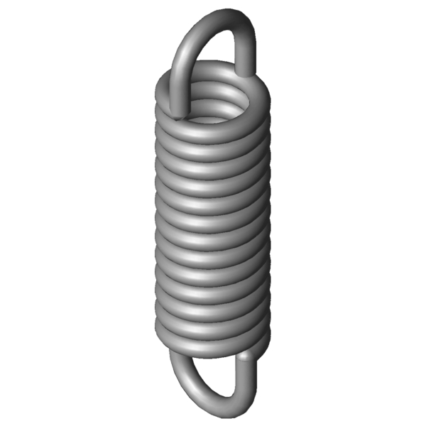 Imagen CAD Muelles de extensión RZ-115W-20X