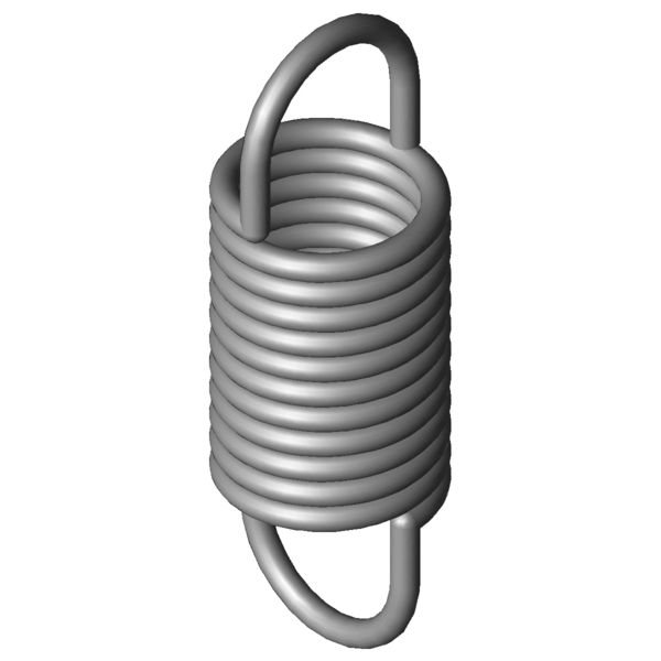 Obraz CAD Sprezyny rozciagane RZ-124F-01X