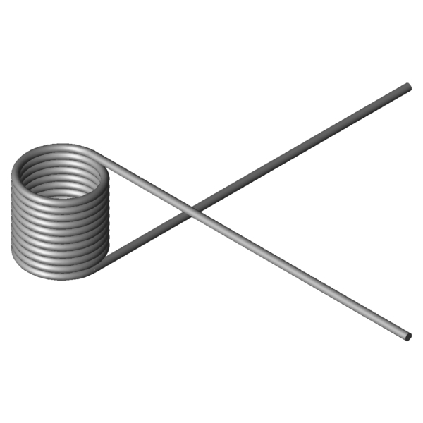 CAD image Torsion springs T-16147L