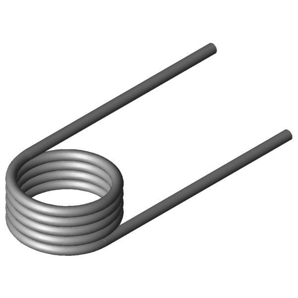 CAD image Torsion springs T-19562L