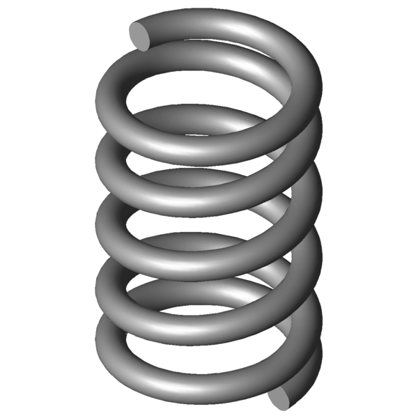 CAD image Compression springs VD-2015