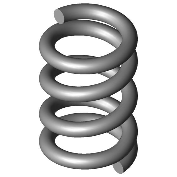 CAD image Compression springs VD-2046