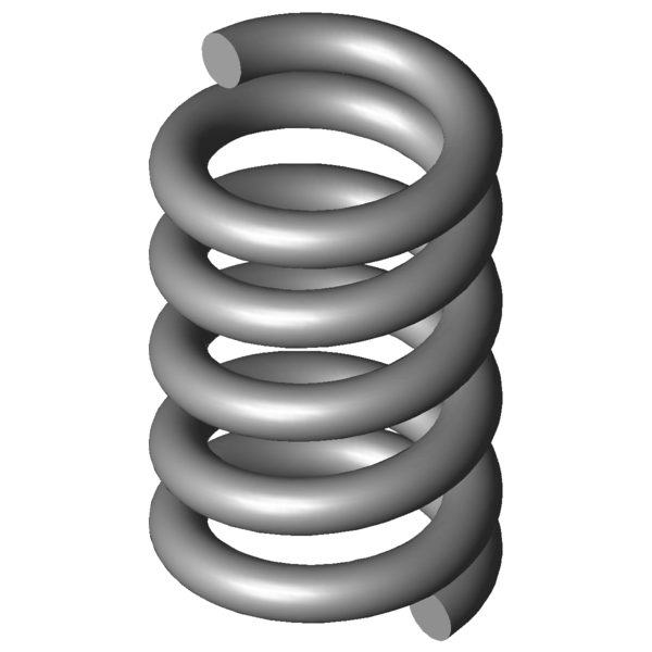 CAD image Compression springs VD-2071