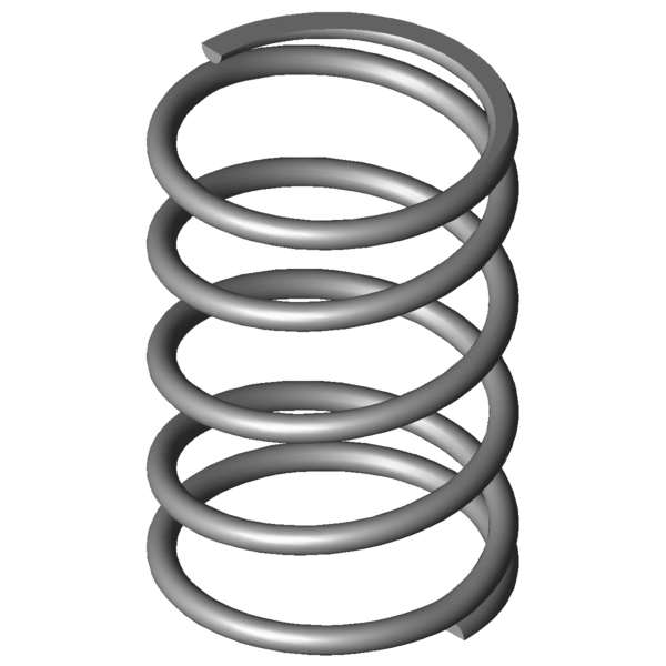 Imagen CAD Muelles de compresión VD-212B