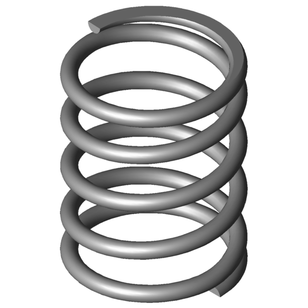 Imagem CAD Molas de compressão VD-298B