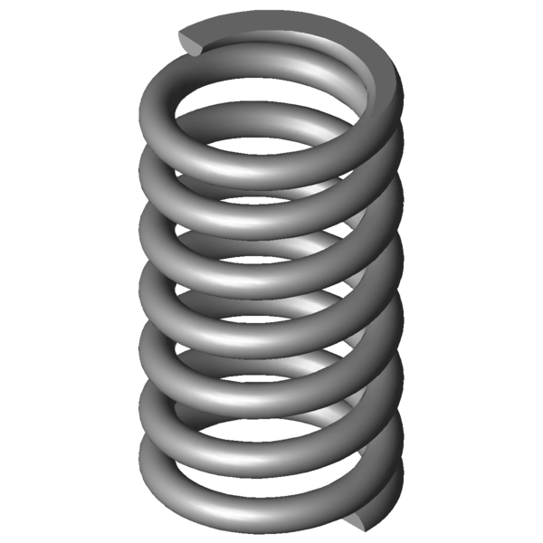 Imagen CAD Muelles de compresión VD-304A