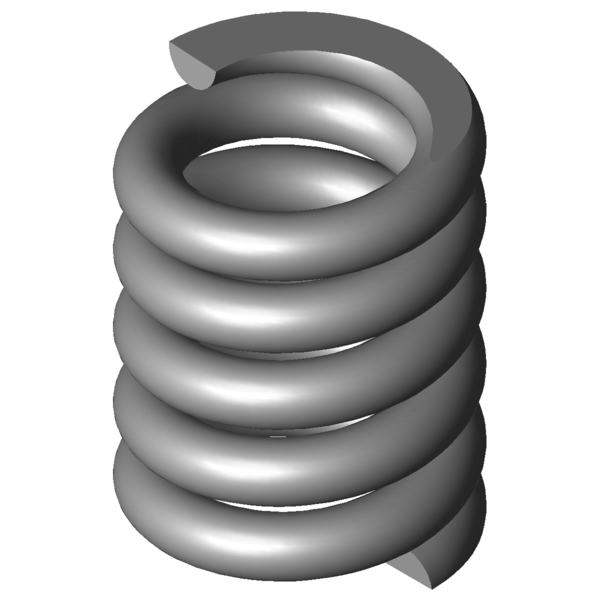 Obraz CAD Sprezyny naciskowe VD-313AA