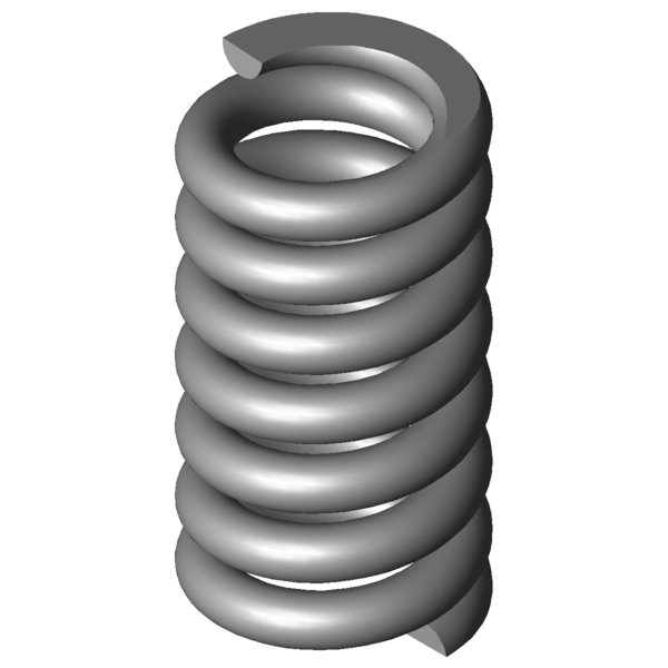 Imagen CAD Muelles de compresión VD-313AB