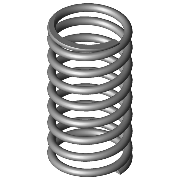 Imagen CAD Muelles de compresión VD-349A-10