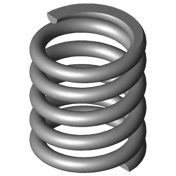 Imagen CAD Muelles de compresión VD-354B