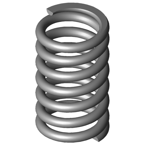 Imagem CAD Molas de compressão VD-355A