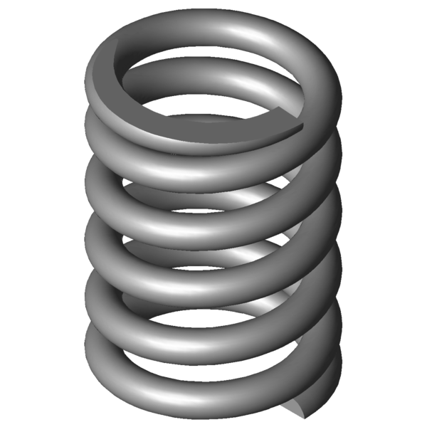 Imagen CAD Muelles de compresión VD-359A-01