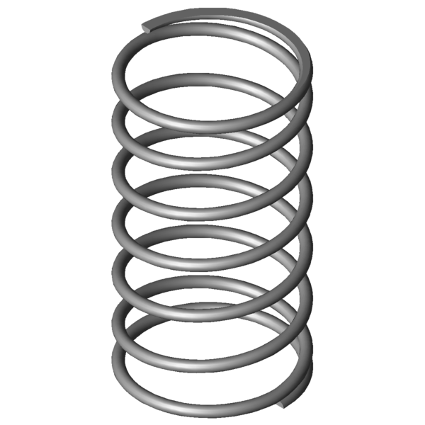 Imagen CAD Muelles de compresión VD-364R-57