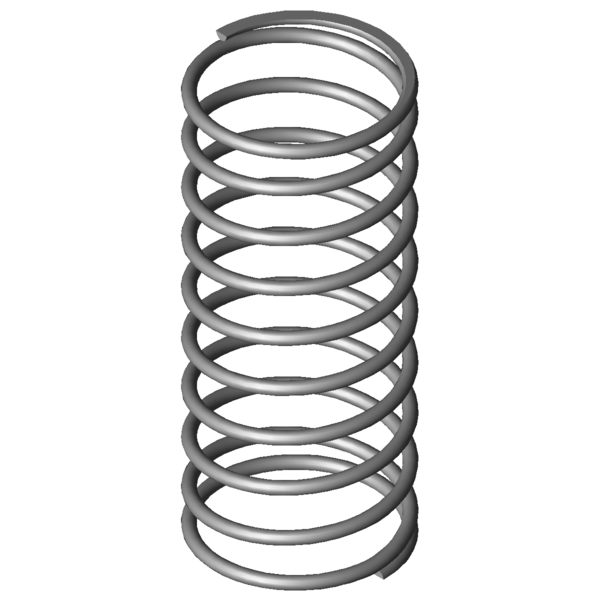 Imagen CAD Muelles de compresión VD-364R-58