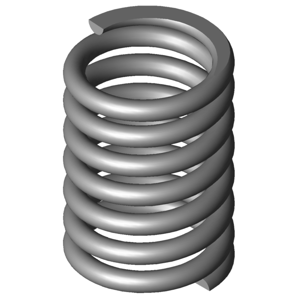 Imagem CAD Molas de compressão VD-364R-81