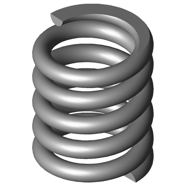 Imagem CAD Molas de compressão VD-364R-90