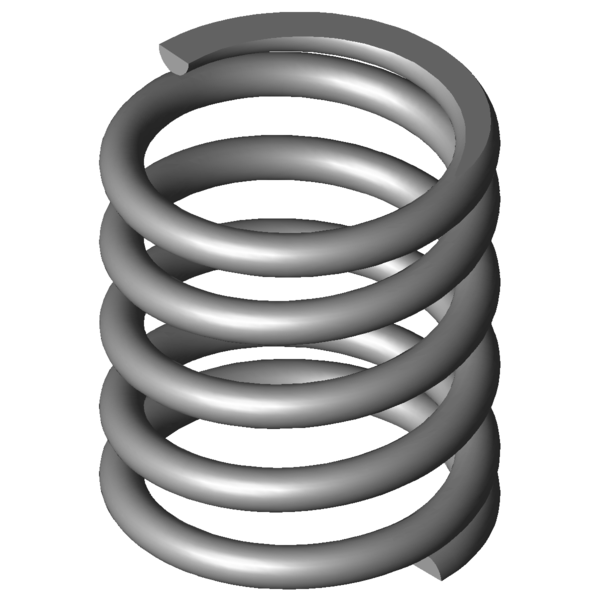 Imagen CAD Muelles de compresión VD-374B