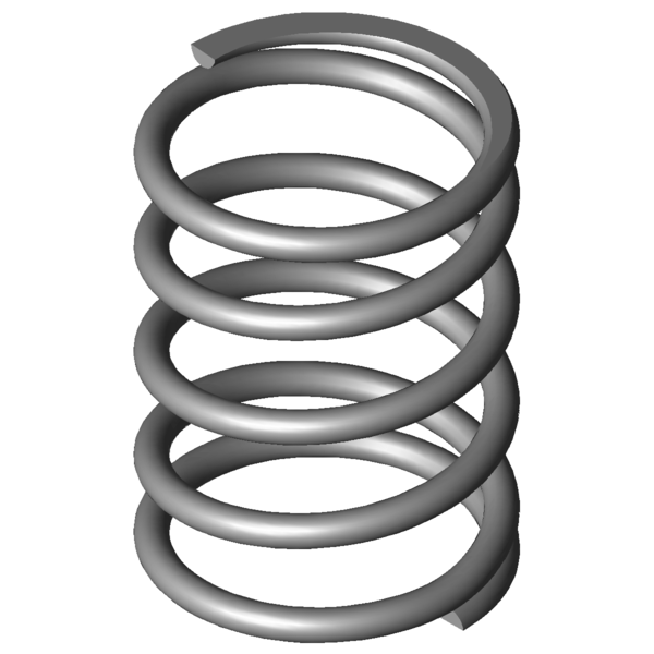 Imagen CAD Muelles de compresión VD-389F