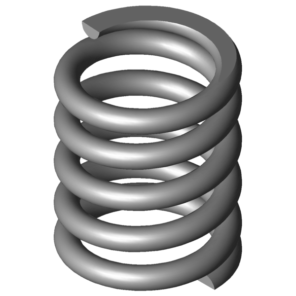 Imagen CAD Muelles de compresión VD-389K