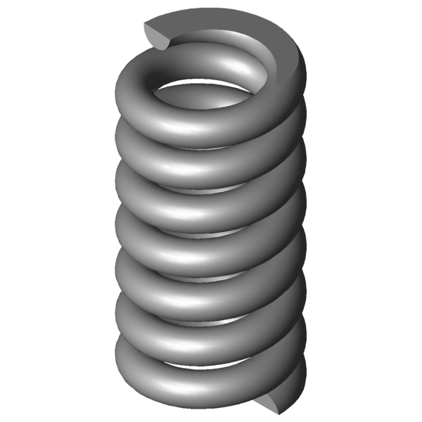 Imagen CAD Muelles de compresión VD-389P