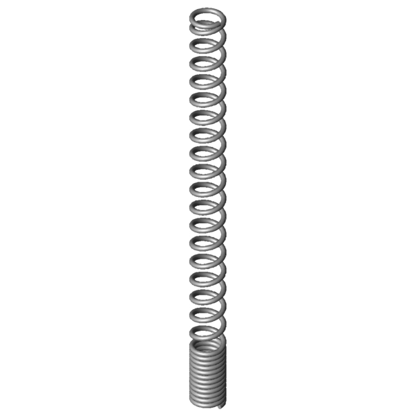 CAD-Bild Kabel-/Schlauchschutzspirale 1420 X1420-10L