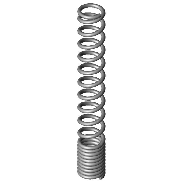 CAD-Bild Kabel-/Schlauchschutzspirale 1420 X1420-16L