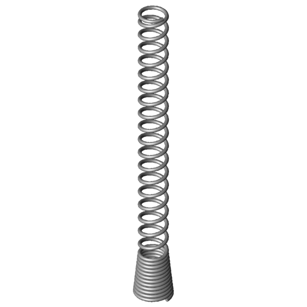 Immagine CAD Spirale protezione cavo/tubo flessibile 1440 X1440-10L