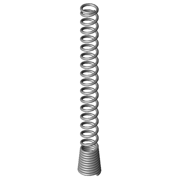 CAD-Bild Kabel-/Schlauchschutzspirale 1440 X1440-10S
