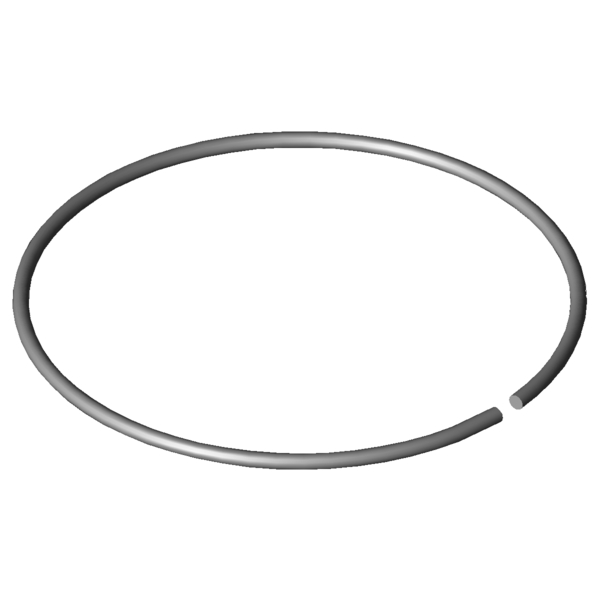 CAD obrázek Hřídelové kroužky X420-110