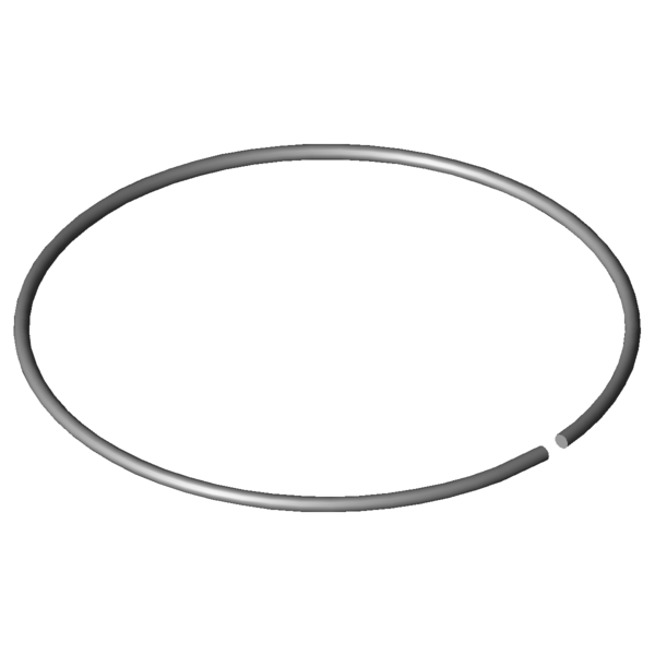 Obraz CAD Pierścienie wału X420-125